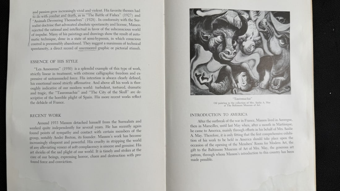 2pc Andre Masson & Matta Books - 11