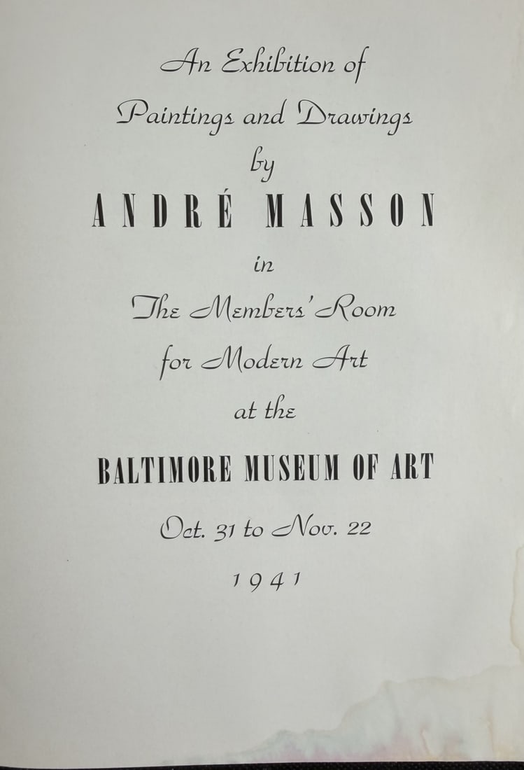 2pc Andre Masson & Matta Books - 9