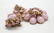 Vintage Miriam Haskell Flower Brooch & Earrings - 4