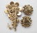Vintage Miriam Haskell Flower Brooch & Earrings - 5