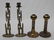 2 Sets Of Copper & Bronze Candlesticks