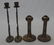 2 Sets Of Copper & Bronze Candlesticks - 5
