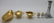 6 pcs China Picard Sterling Overlay & Gold Finish