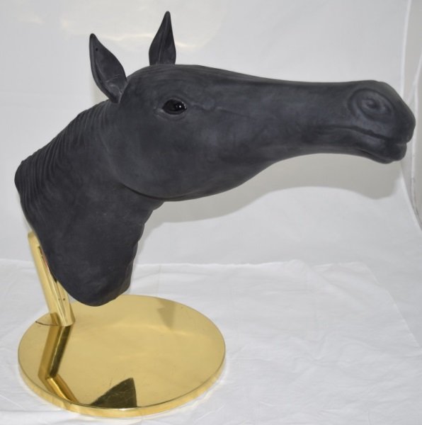 Licio Zanetti Murano Sculpture Mounted Horse Head (1 of 10)