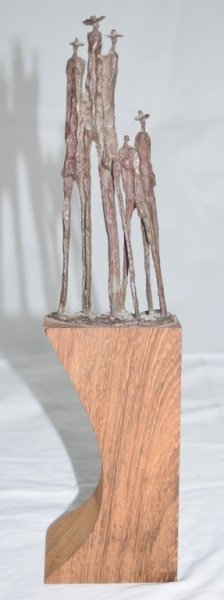 Aharon Bezalel 1925-2012" Shepards" Sculpture Men (1 of 7)