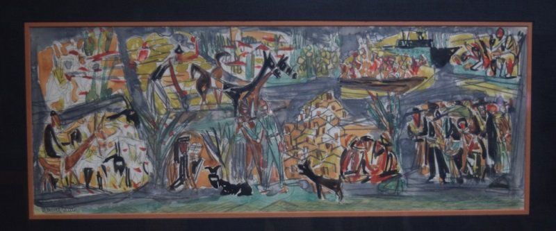 Marcel Janco Israeli 1895-1984,12 Tribes of Israel (1 of 8)