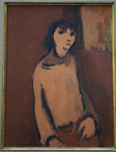 Moshe Mokady (1902-1975)Israeli Portrait of Woman (1 of 8)