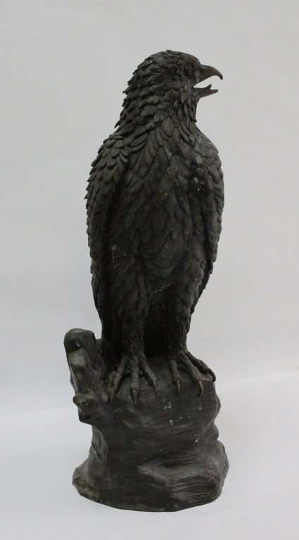 Large Cast Bronze American Bald Eagle Sculpture (1 of 5)