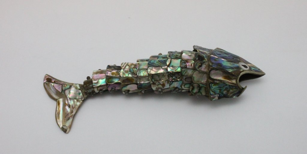 Mother of Pearl Reticulated Fish Bottle Opener (1 of 6)
