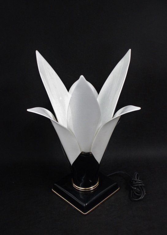 1970's Rougier Tulip / Flower Form Table Lamp (1 of 4)