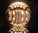 1970's Mid Century Mod Rougier Spherical Tube Lamp