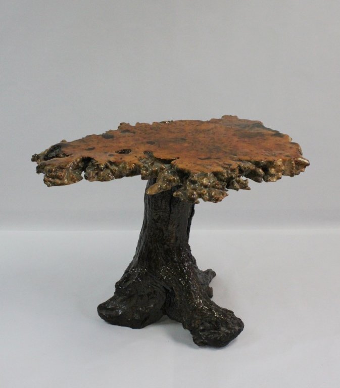 Buckeye Burl Wood & Cedar Driftwood Table (1 of 4)