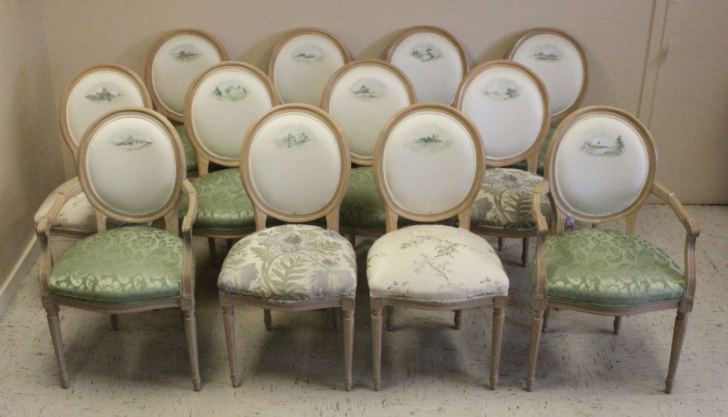 (12) French Louis XVI Dining Chairs (1 of 10)