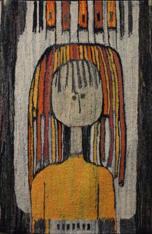 M. Keszycka 1960s Modernist Kilim Wall Tapestry (1 of 5)