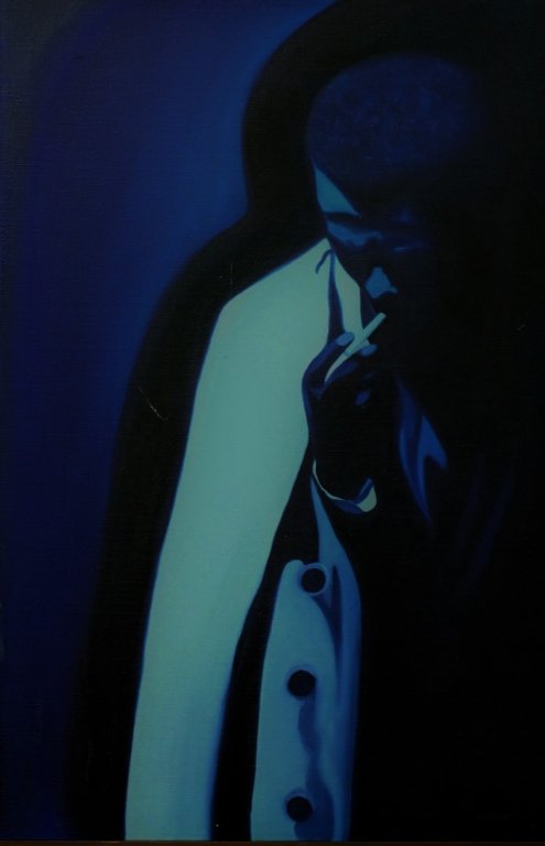 Demetrios Lyras (20th c) "Portrait of Miles Davis" (1 of 8)