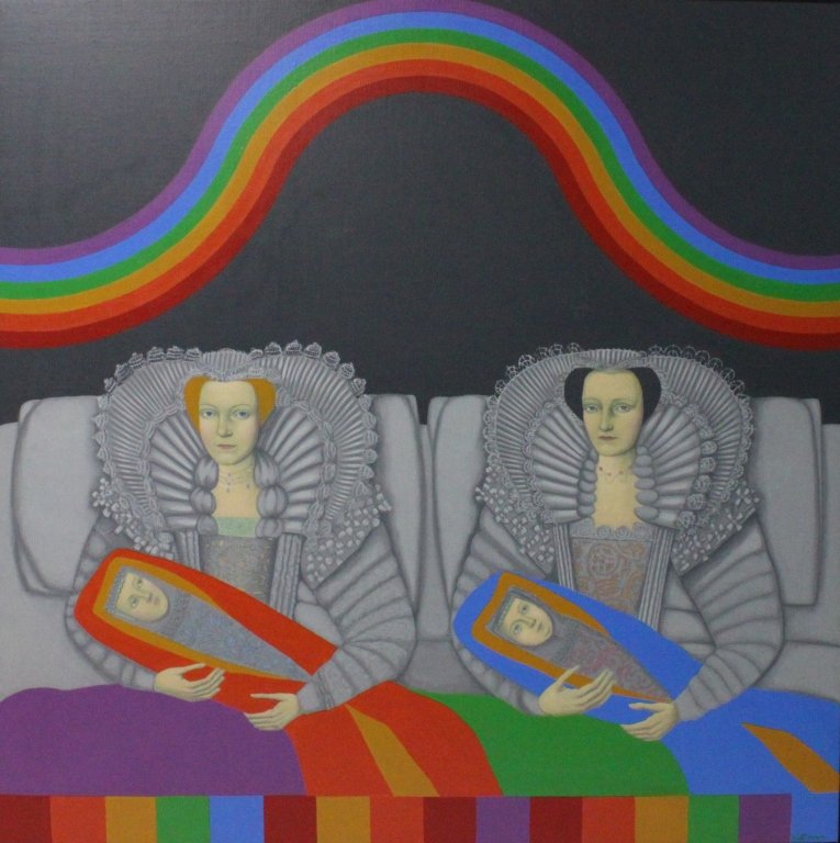 Sante Graziani (Amer.1920-2005) "The Sisters" (1 of 9)