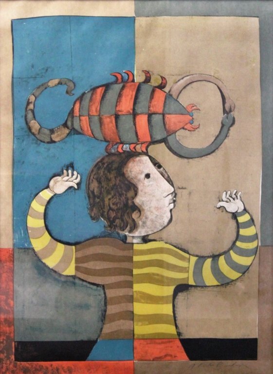 Graciela Rodo Boulanger (1935-) Litho "Scorpio" (1 of 4)