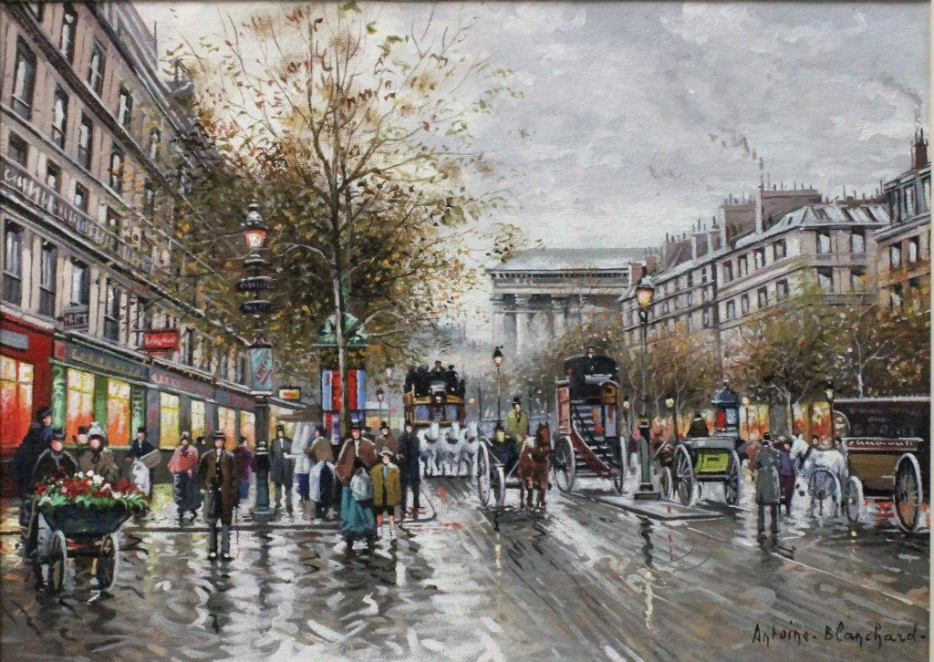 Antoine Blanchard (French 1910-88) Street Scene (1 of 4)