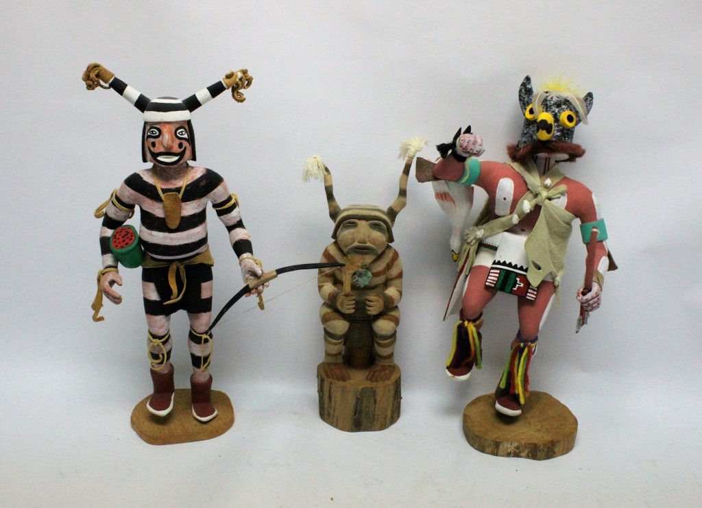 (3) Kachina Dolls Elmer Adams (1 of 6)