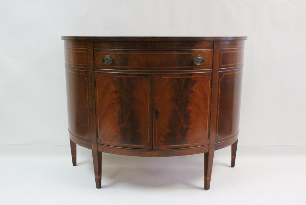 1940's Demilune Mahogany Server / Buffet (1 of 10)