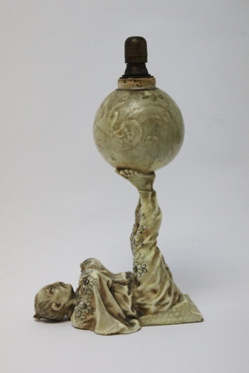 19th C. French Aesthetics Movement Chinese Lamp (1 of 8)