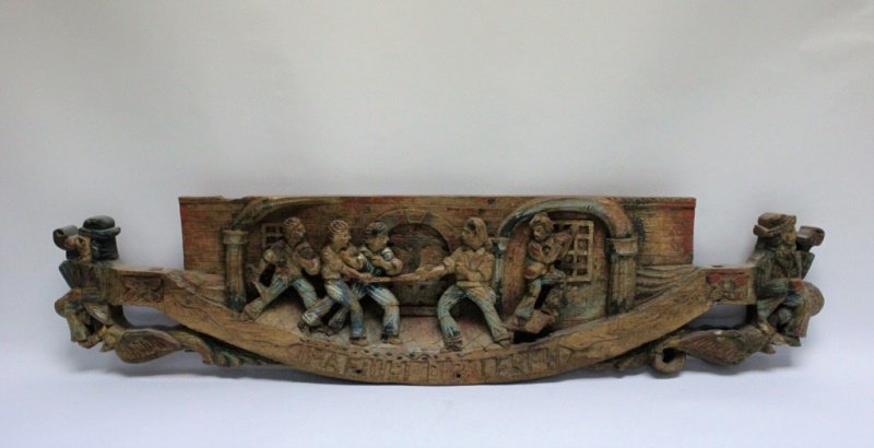 19th / Early 20th C. Italian Mafioso Figural Sign (1 of 7)