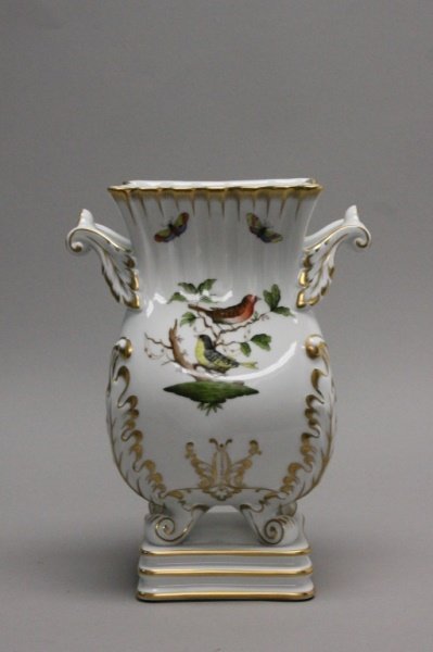 Herend Hungary Large Pedestal Vase Rothschild Bird (1 of 5)