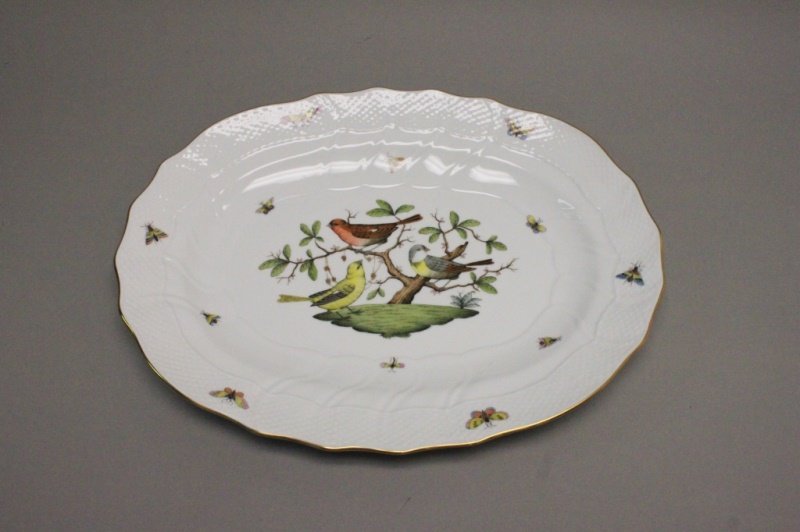 Large Herend Hungary Platter Rothschild Bird (RO) (1 of 9)