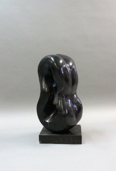Large Abstract Black Marble Sculpture (1 of 8)