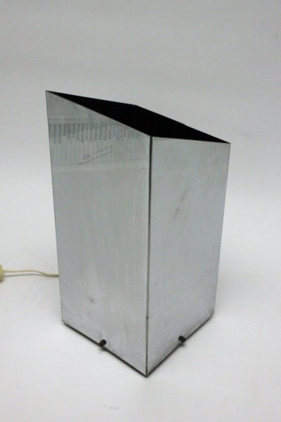 MCM 70's George Kovacs Chrome Trapezoid Table Lamp (1 of 9)