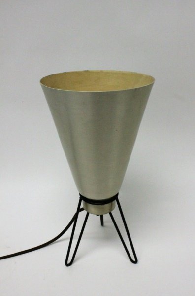 1950's Spun Aluminum Sputnik Up Light Table Lamp (1 of 5)