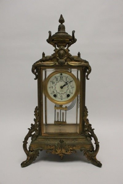 Seth Thomas#48 Empire Style Bronze Regulator Clock (1 of 10)