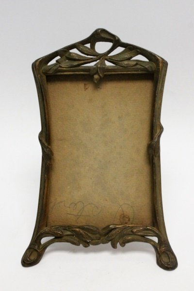 19C French Art Nouveau Dore Bronze Picture Frame (1 of 5)