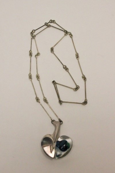 Bjorn Weckstrom "Space Apple" Sterling Necklace (1 of 6)