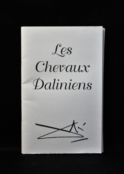 Salvador Dali "Les Chevaux de Dali" 18 Plate Book: Salvador Dali (Spanish, 1904-1989). " Les Chevaux de Dali, Armand et Georges Israel Editeurs". Printed edition, 1983. Paper cover book of 18 lithographic plates. Complete portfolio published by Armand