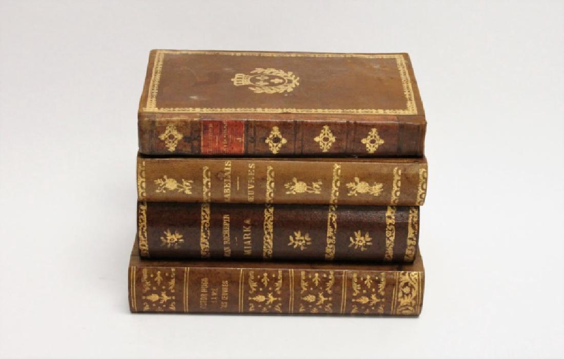 Wooden Stack of Books With Hidden Portable Bar (1 of 8)