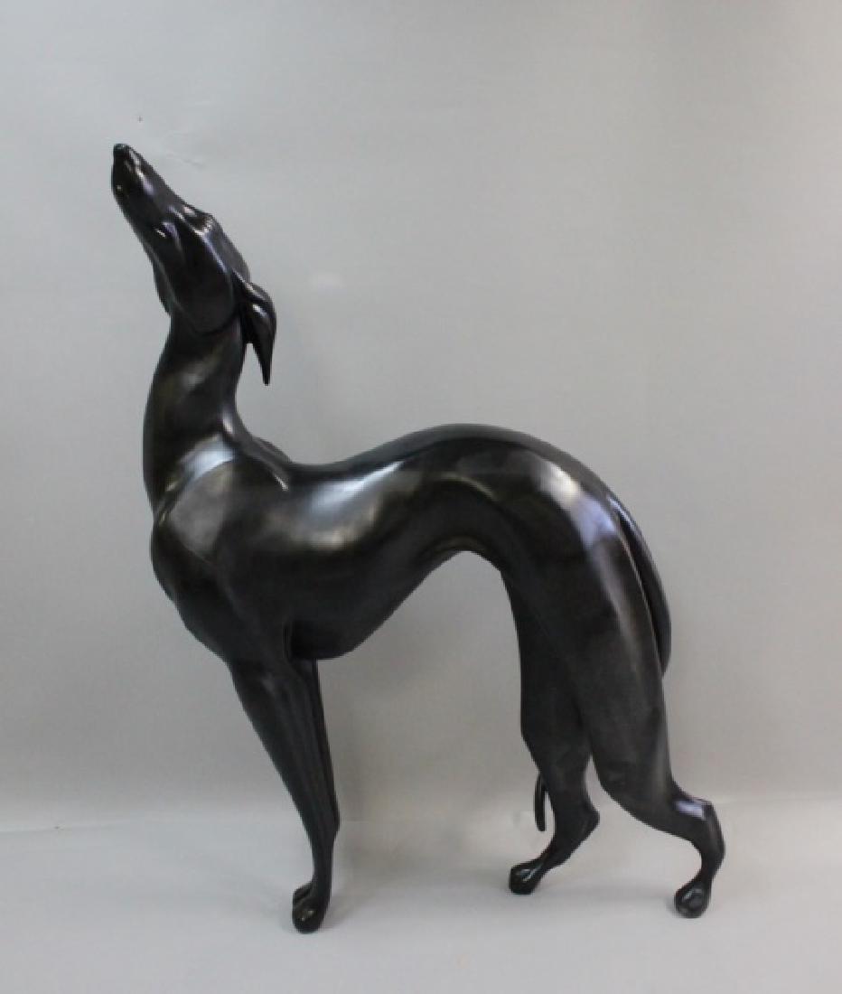 Oversized Vintage Art Deco Greyhound Sculpture (1 of 7)