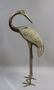 2 MCM Bronze Life Sized Sand Hill Crane Sculptures - 3
