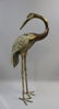 2 MCM Bronze Life Sized Sand Hill Crane Sculptures - 4