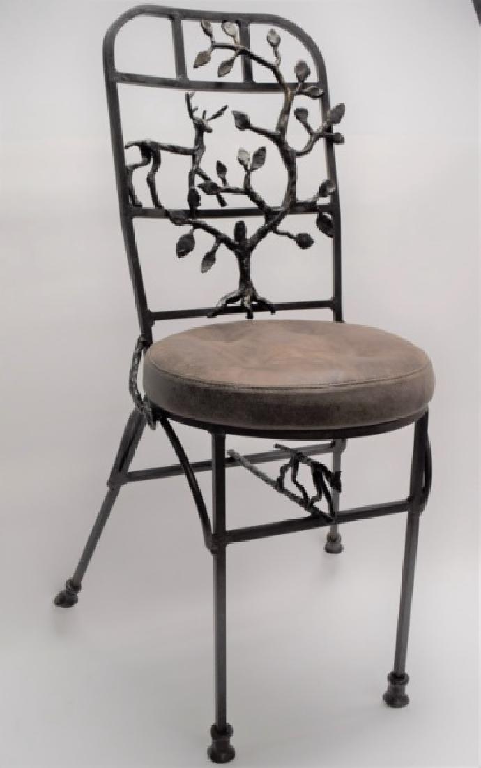 After Diego Giacometti Naturalist Bronze Chair (1 of 7)