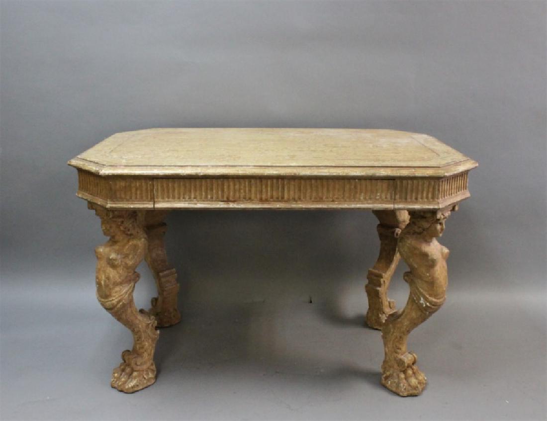 Italian Neoclassical Library or Hall Table (1 of 8)