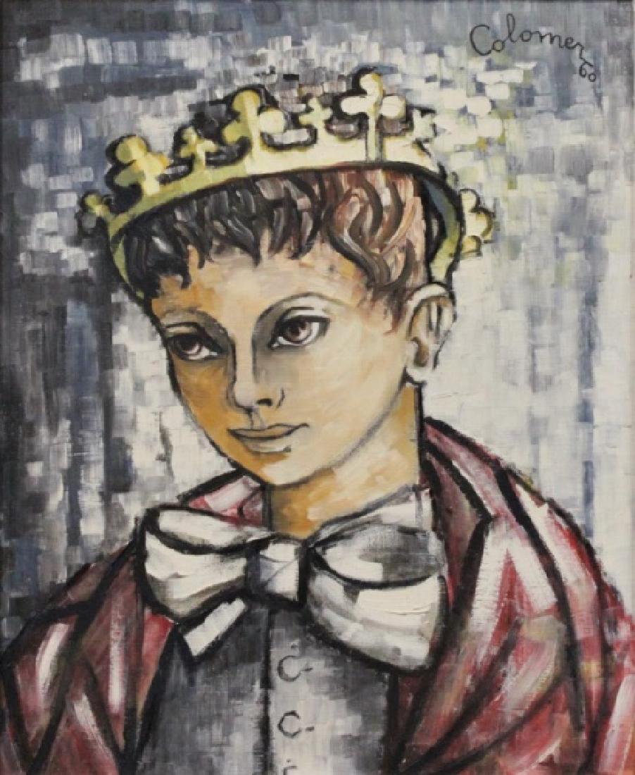 Guy Colomer (French,1919-2004) Painting, Prince (1 of 7)