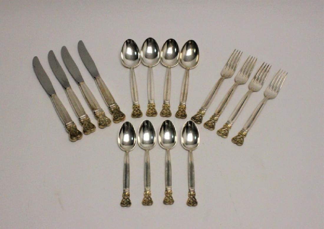 Towle Celtic Weave 4pc Sterling Service for Four (1 of 10)