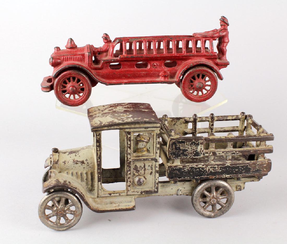 Arcade Chevy Stake Truck & Fire Engine (1 of 3)