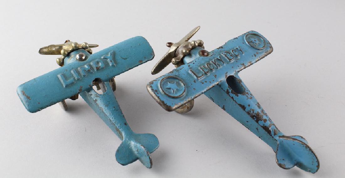 Hubley Lucky Boy & Lindy Airplanes (1 of 3)