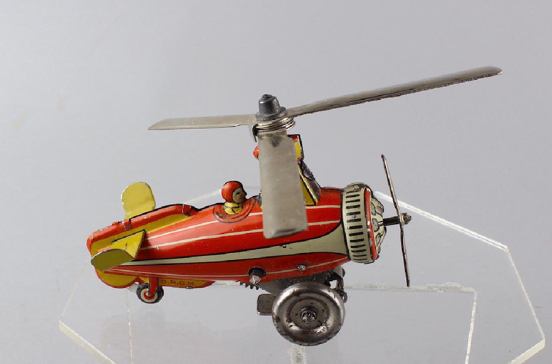 German Tin Auto Gyro Airplane (1 of 4)