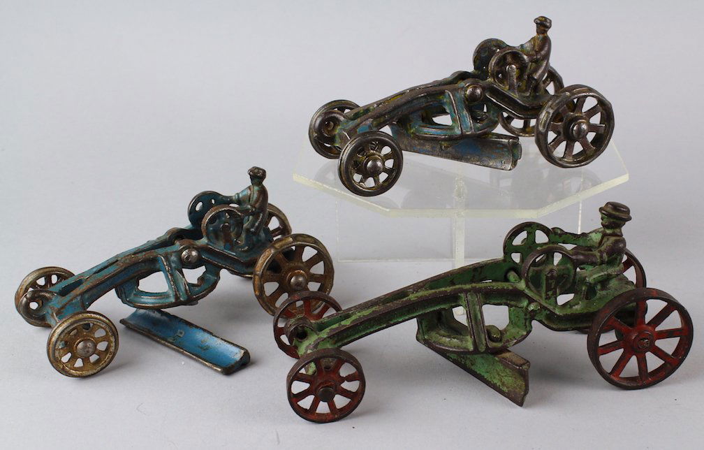 3 Kenton Cast Iron Road Rollers (1 of 2)