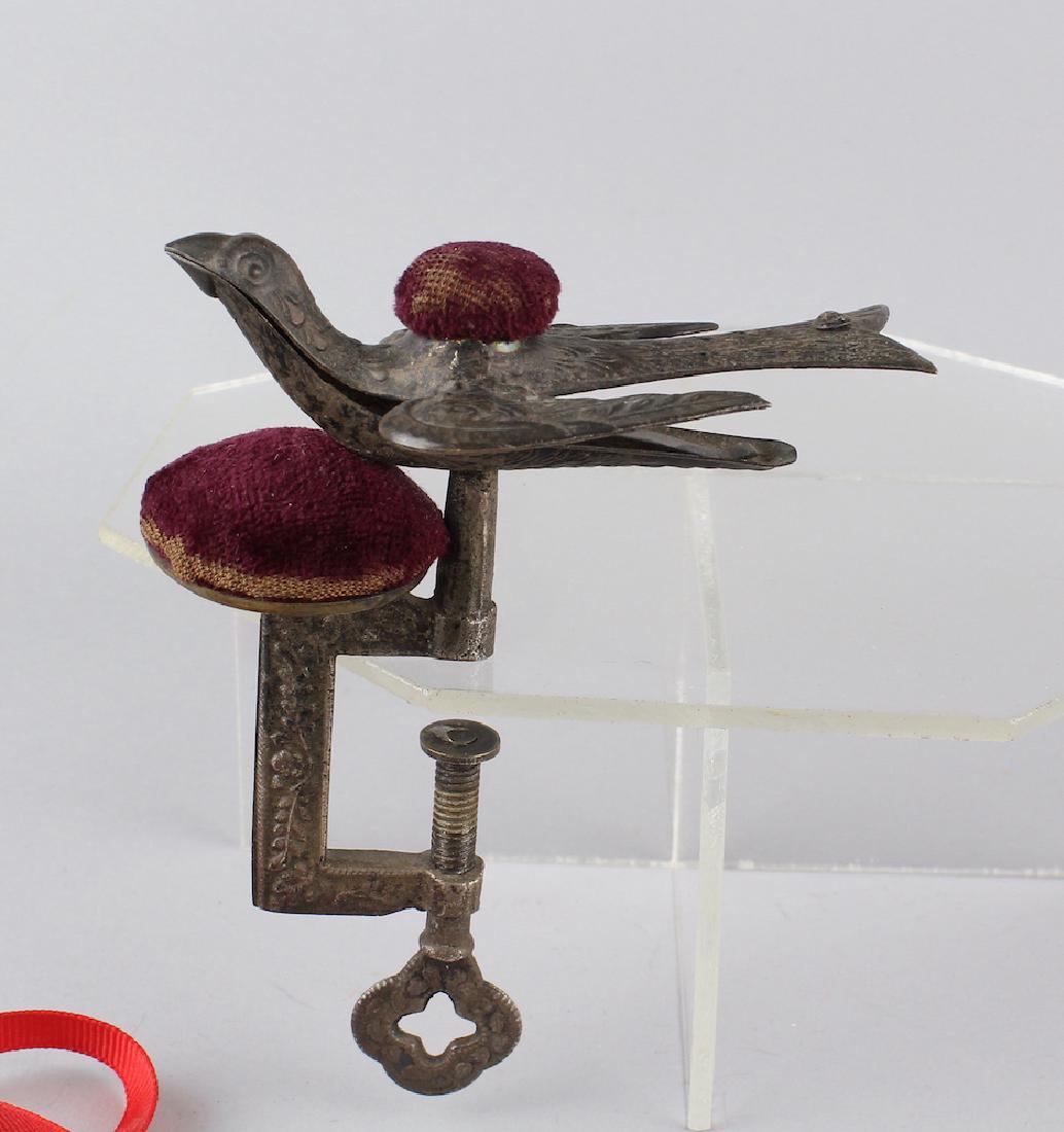 1890s Victorian Sewing Bird Pin Cushion (1 of 3)