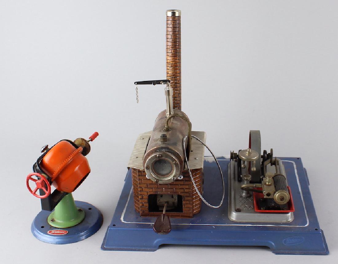 Wilesco Steam Engine Plant & Cement Mixer (1 of 3)