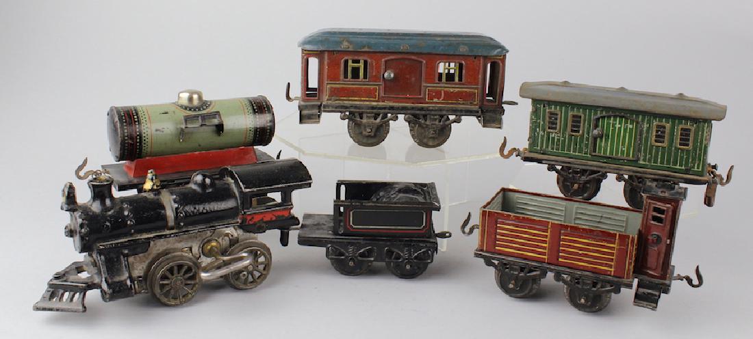 German Locomotive and Cars (1 of 2)